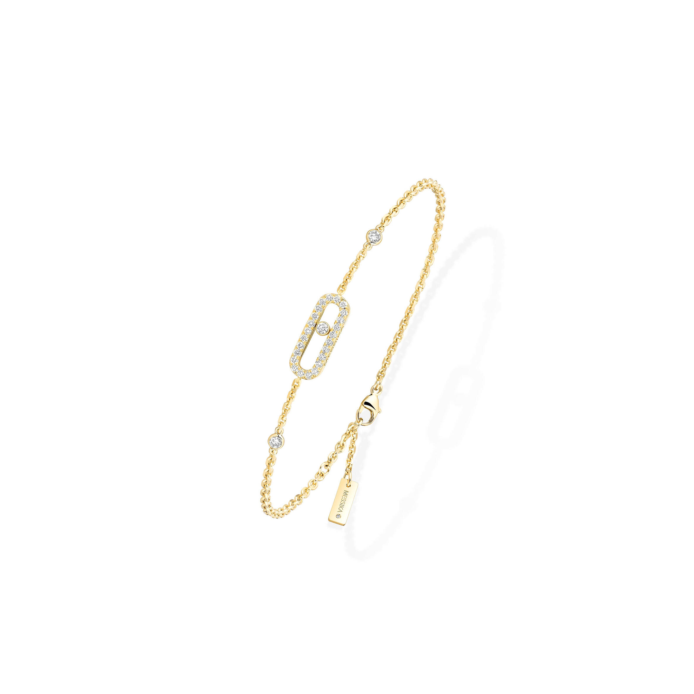 Mes1kaa move uno pavÉ bracelet 04706-wg